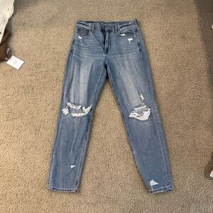 American Eagle Outfitters Light Blue Distressed Jeans
